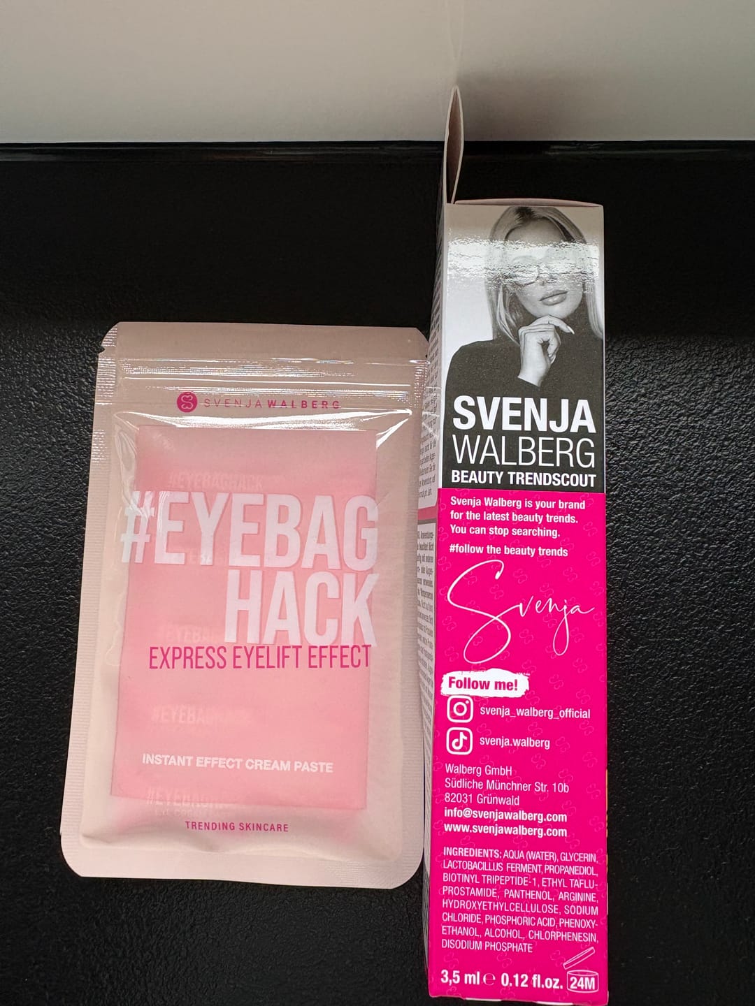Customer photo review of EYEBAGHACK -  Express Eyelift Effect