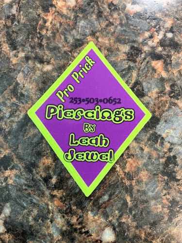 Customer photo review of 150 - 3" Custom Vinyl Stickers