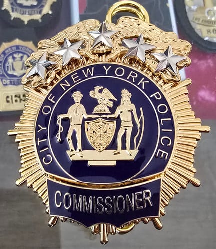 Customer photo review of NY New York Police Badge Replica Movie Props 1/2/3/4/5 Star (Optional)