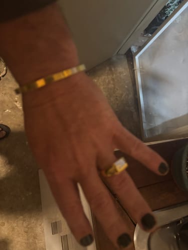 Customer photo review of Plain Jane Ring (Gold)