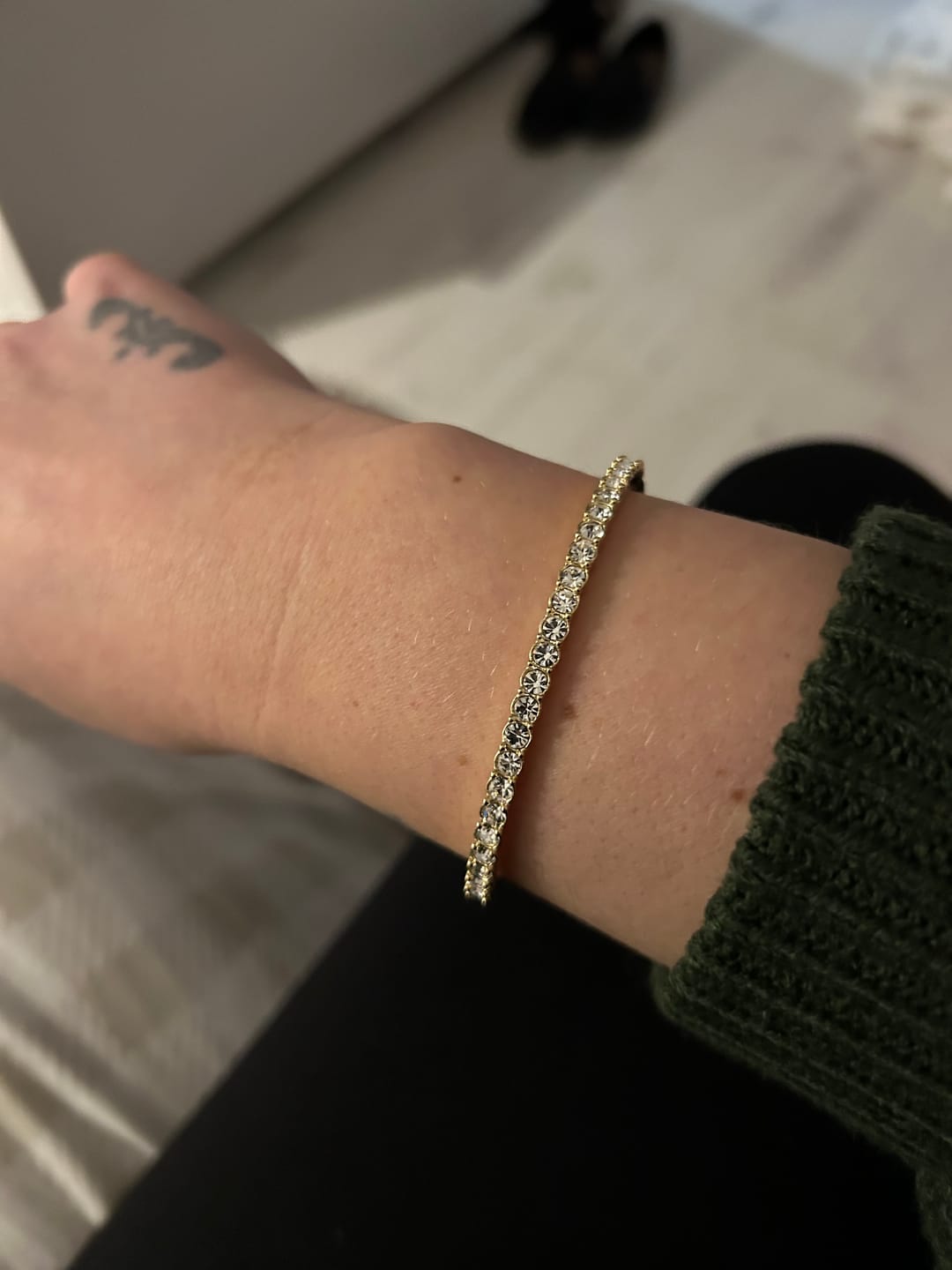 Customer photo review of Classic Tennis Bangle
