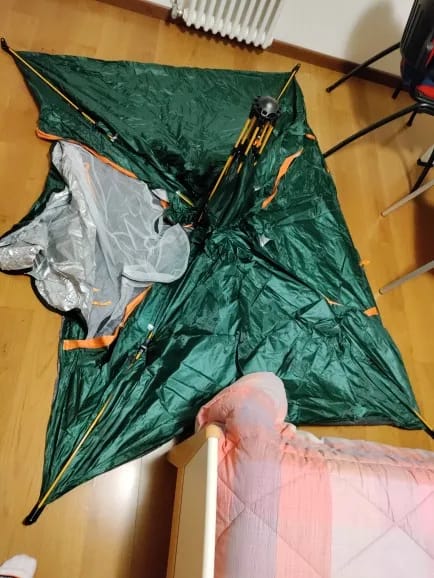 Customer photo review of Naturwide Outdoor Zelt - Automatischer Aufbau in 3 Sekunden