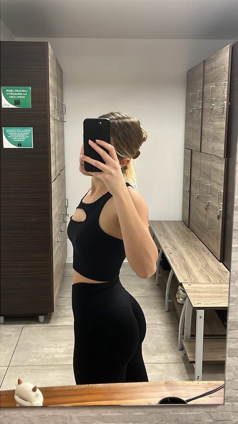 Customer photo review of Leggings All-Up Nero Liquirizia