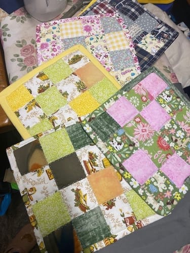 Customer photo review of Mrs Quilty Subscription Box