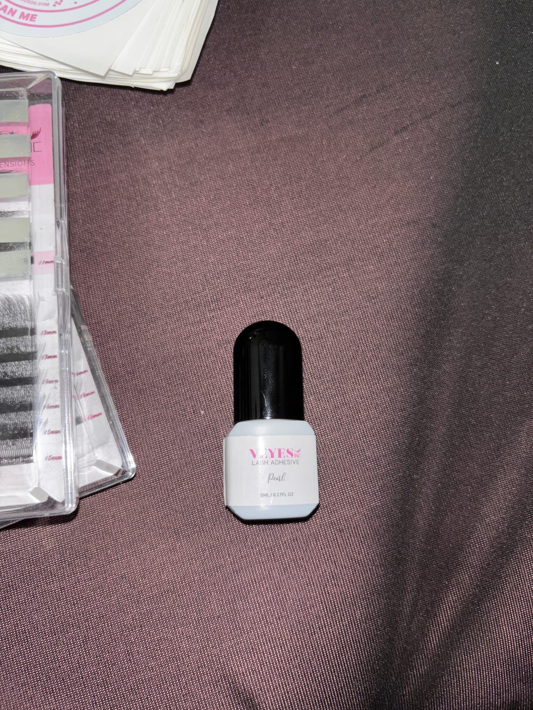 Customer photo review of S+ Lash Extension Adhesive