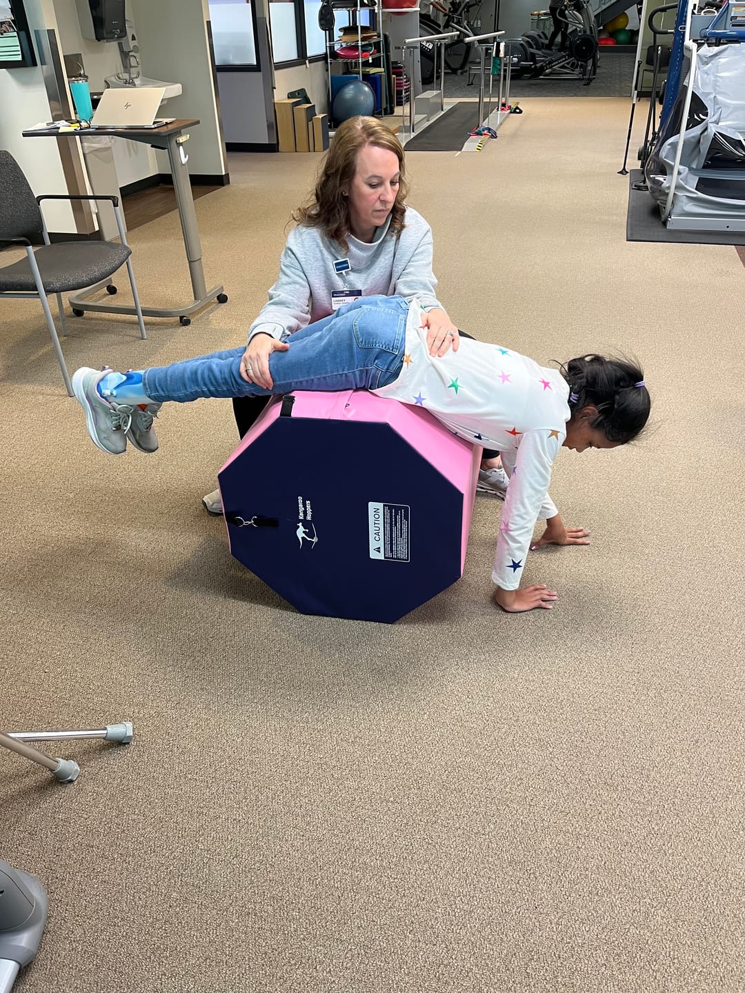 Customer photo review of Gymnastics Octagon Tumbling Trainer Mat (S/M)