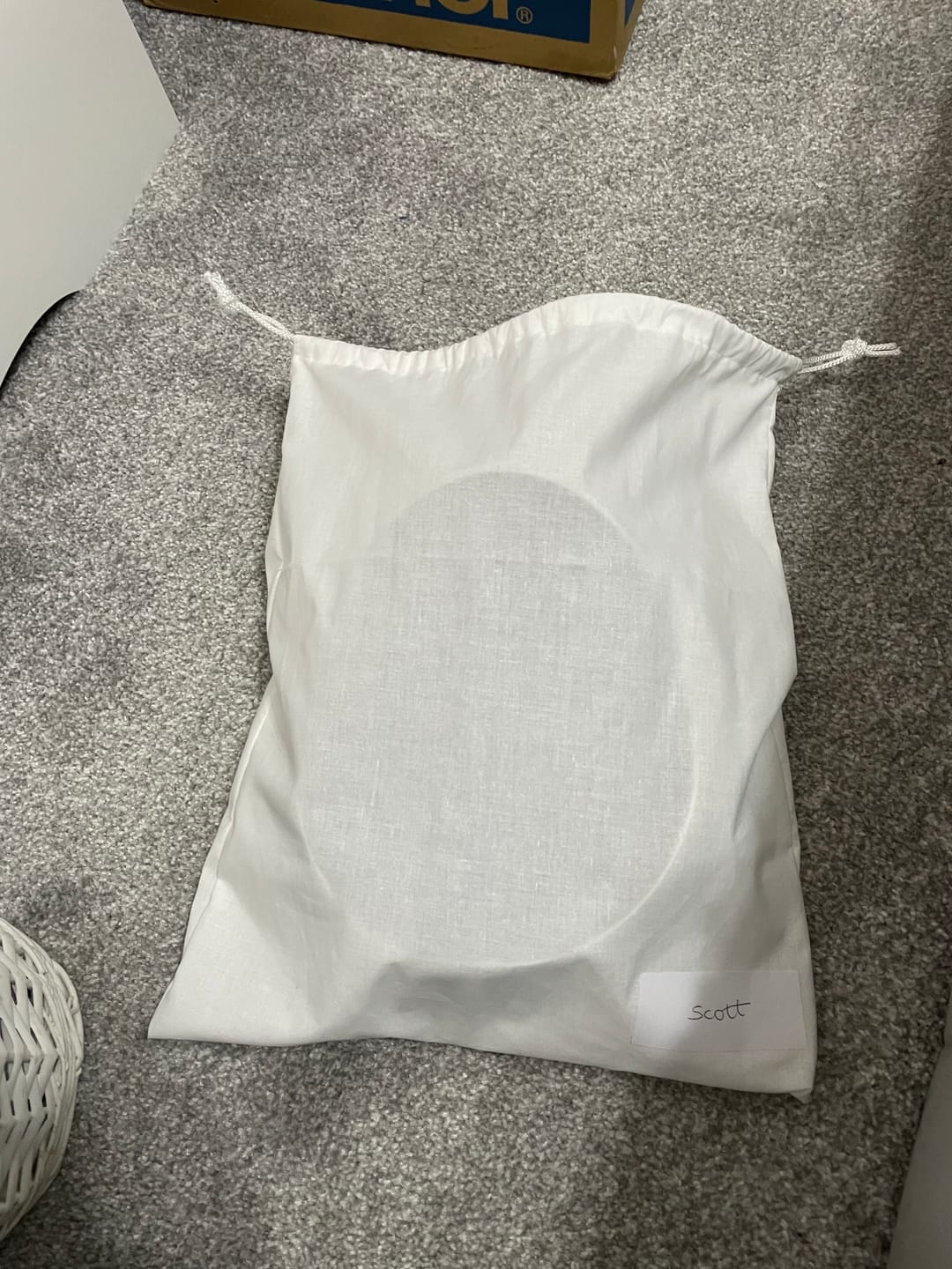 Customer photo review of 94” White Polycotton Sheeting Fabric
