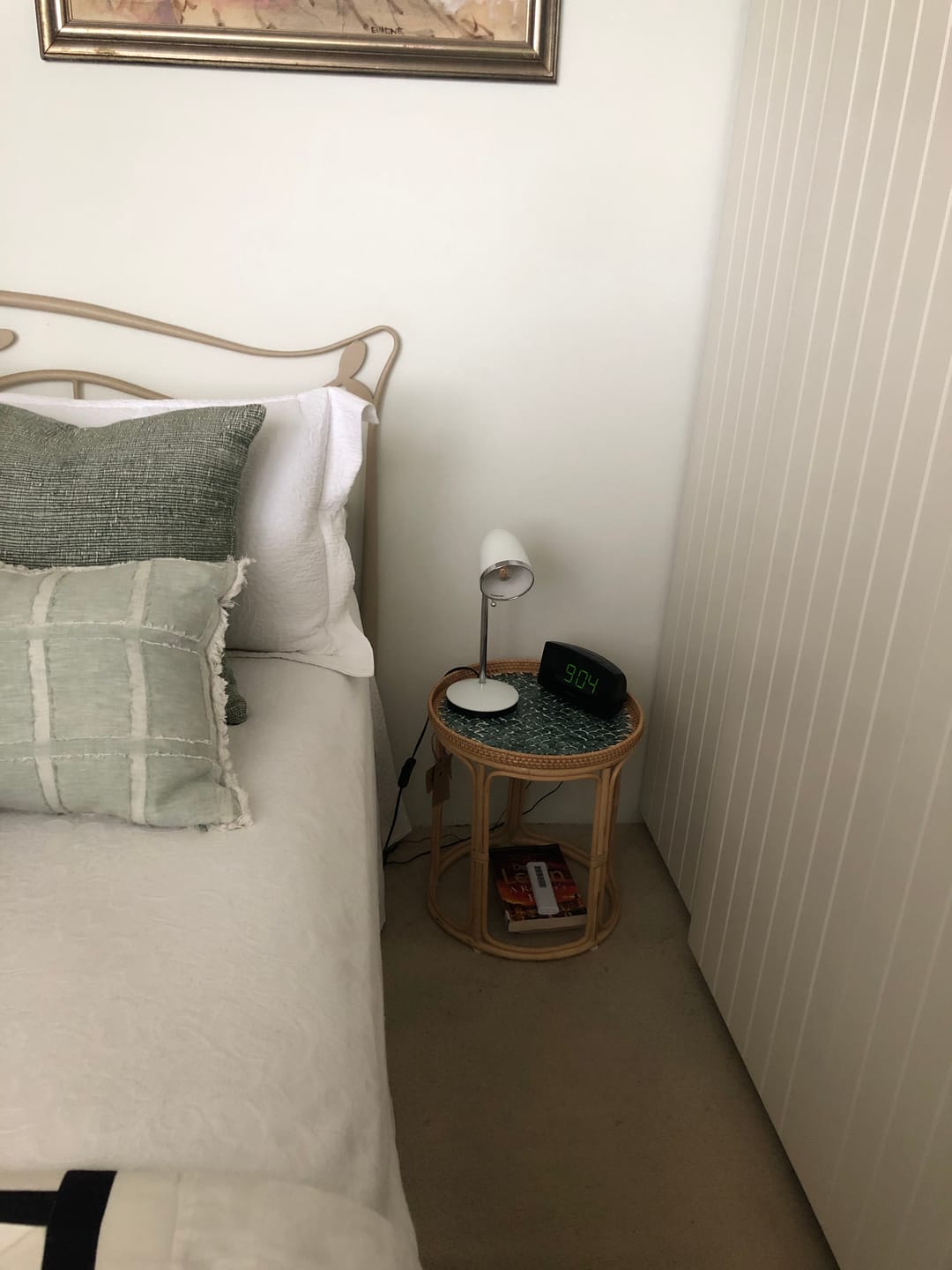 Customer photo review of Sirena Rattan Table