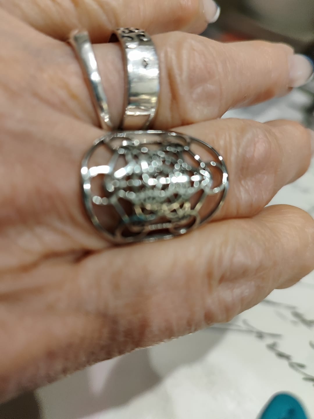 Customer photo review of Bague Ajustable Métatron