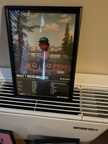 Customer photo review of Tyler, the Creator - Wolf + Instrumentals | Album Cover Poster