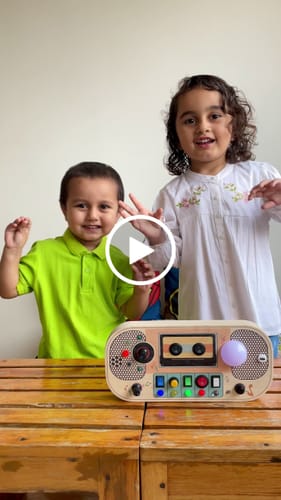 Customer video review of Rhyme House Montessori Busy Board-V8 Rechargeable