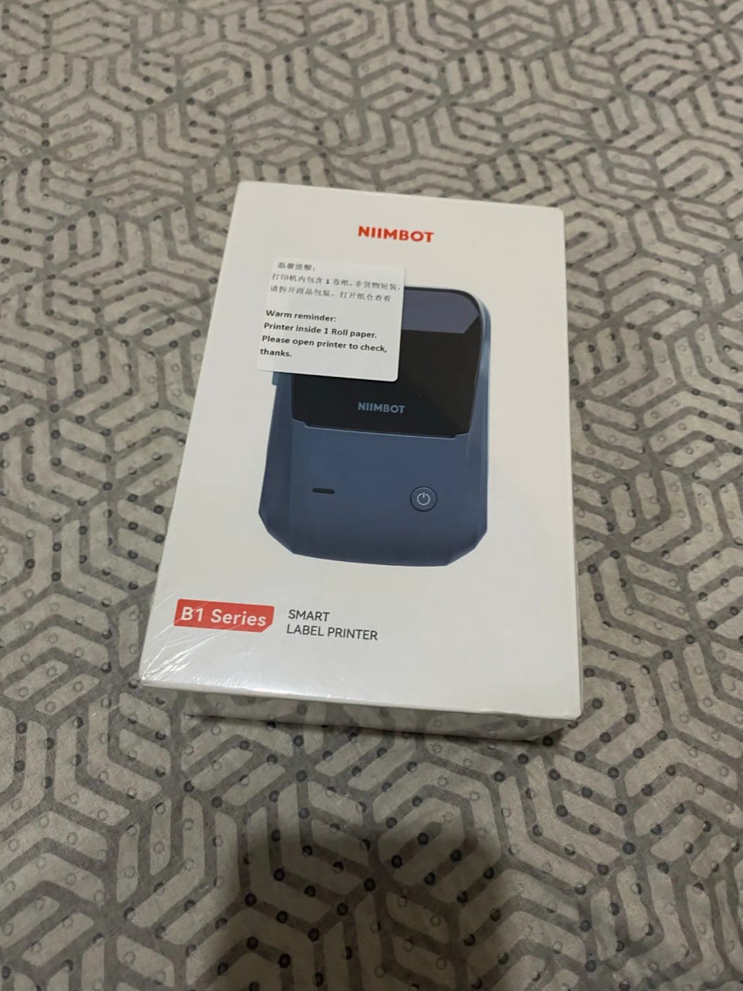 Customer photo review of B1 Inkless Thermal Label Printer, Create Professional Labels with Ease