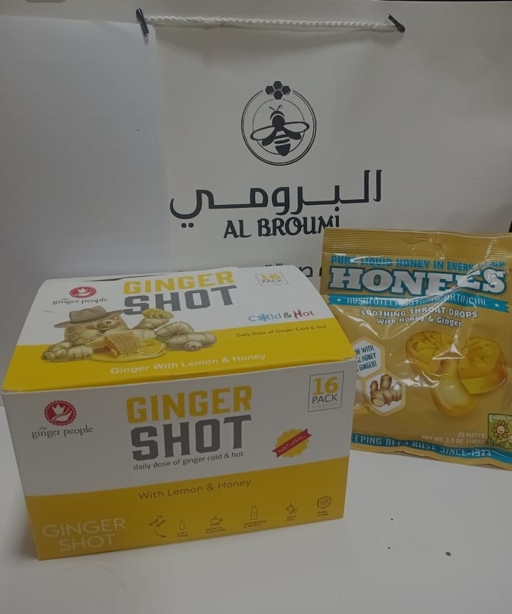 Customer photo review of جرعة مشروب الزنجبيل المركّز - 16 عبوة