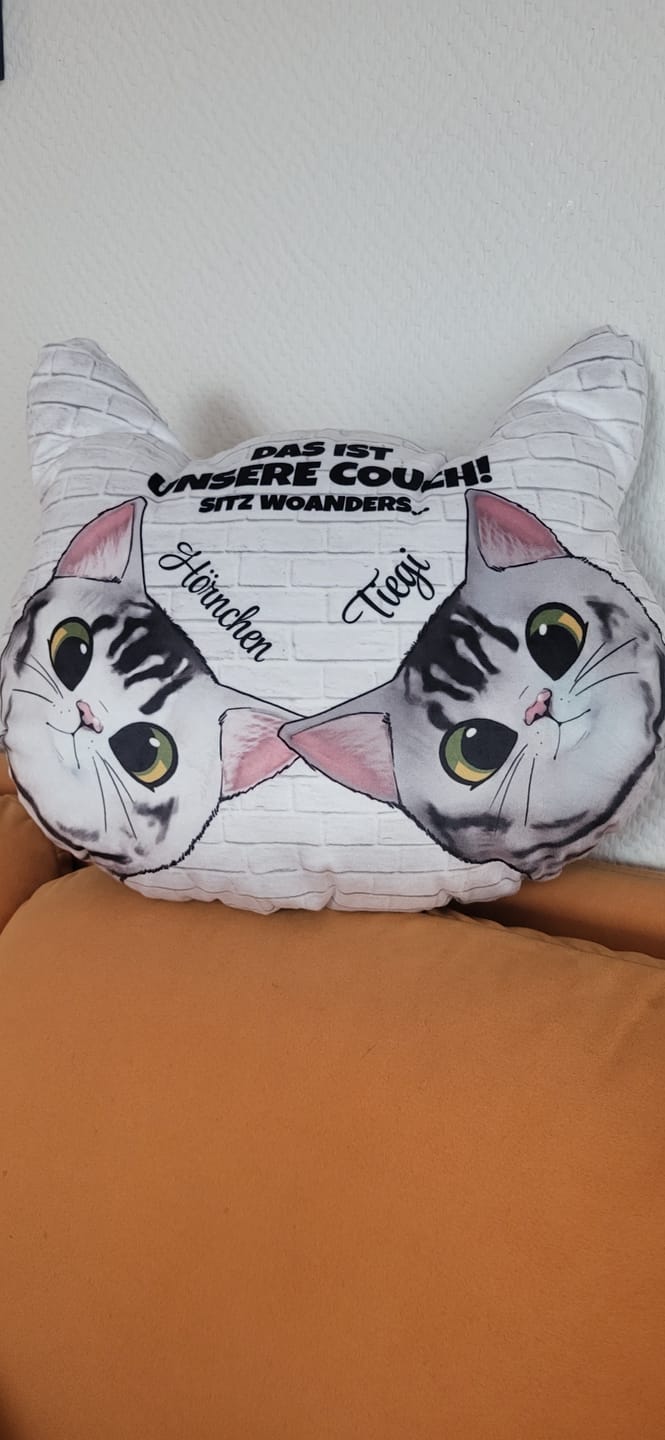 Customer photo review of Unsere Couch - Individuelles Formkissen