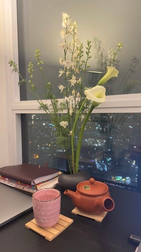 Customer photo review of Red Japanese Clay Teapot