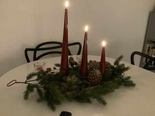 Customer photo review of Kegle lys D 5 x H 28 cm Bordeaux