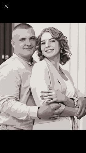 Customer photo review of Custom Paint by Numbers