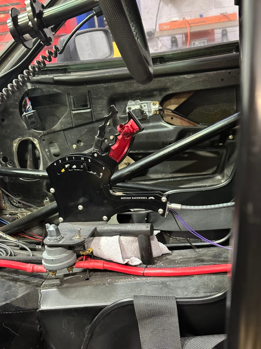 Customer photo review of Operator Button Billet Grip Insert Set Red 16-144-06 (Button Not Included)