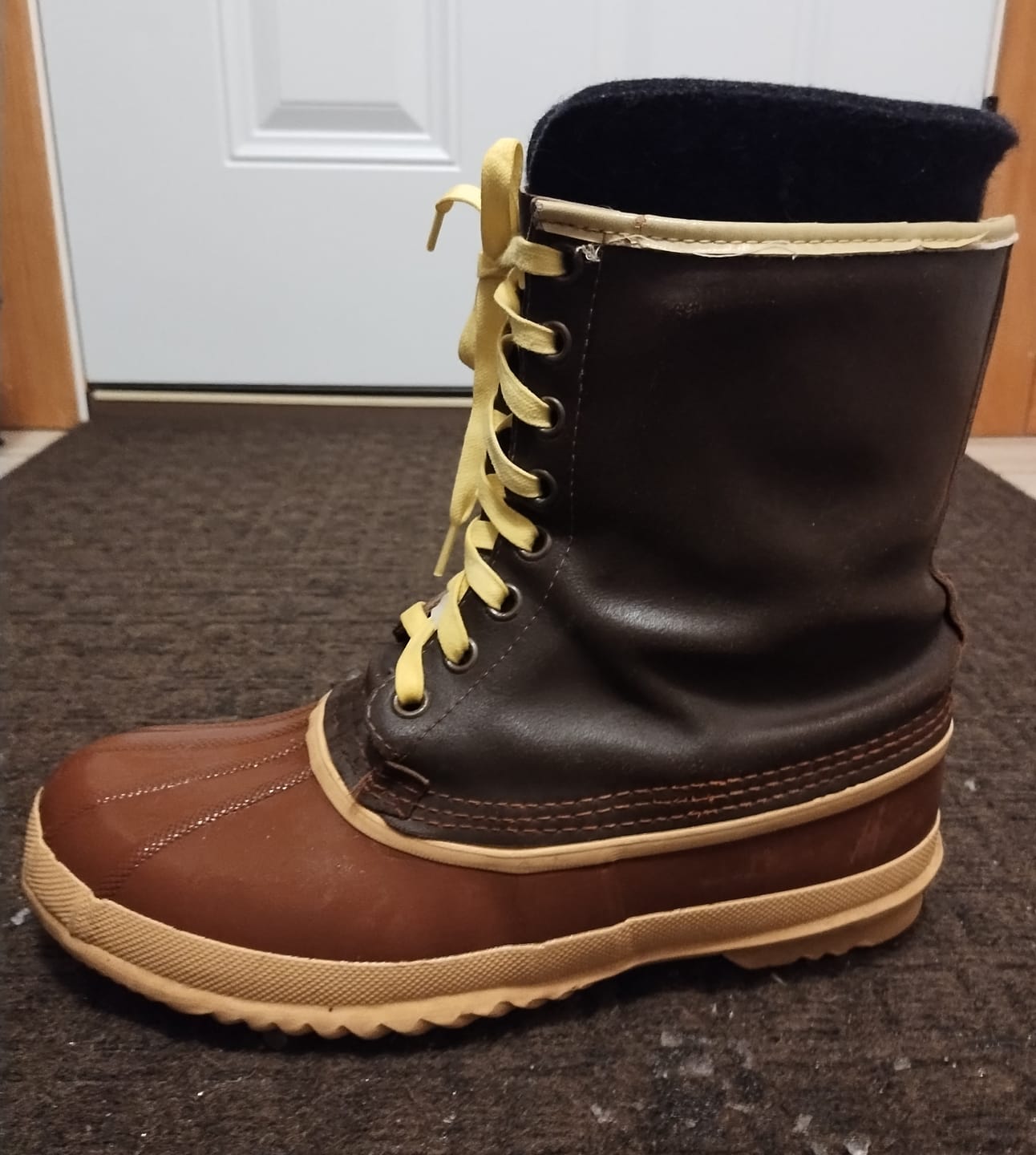 Customer photo review of Wool Felt Replacement Boot Liners (826 BB)