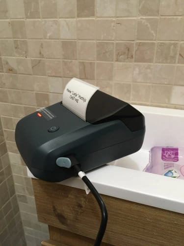 Customer photo review of B1 Inkless Thermal Label Printer, Create Professional Labels with Ease