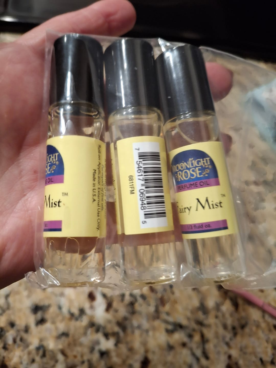 Customer photo review of Moonlight Rose Perfume Oil