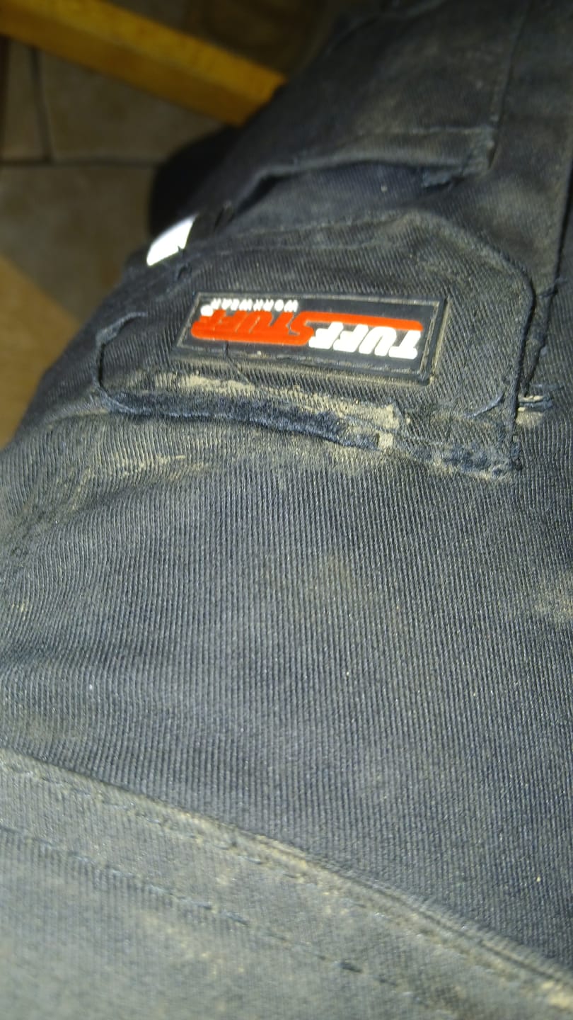 Customer photo review of kerosene Pro Work Junior Trouser Black