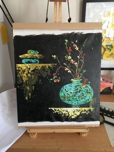 Customer photo review of Custom Paint by Numbers