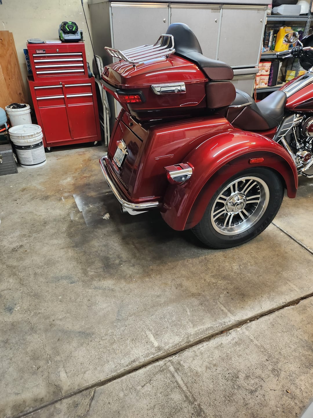 Customer photo review of Custom Chrome Taillight Visor Fit For Harley Late Style 73-98 99 Softail Replace for 68006-83T