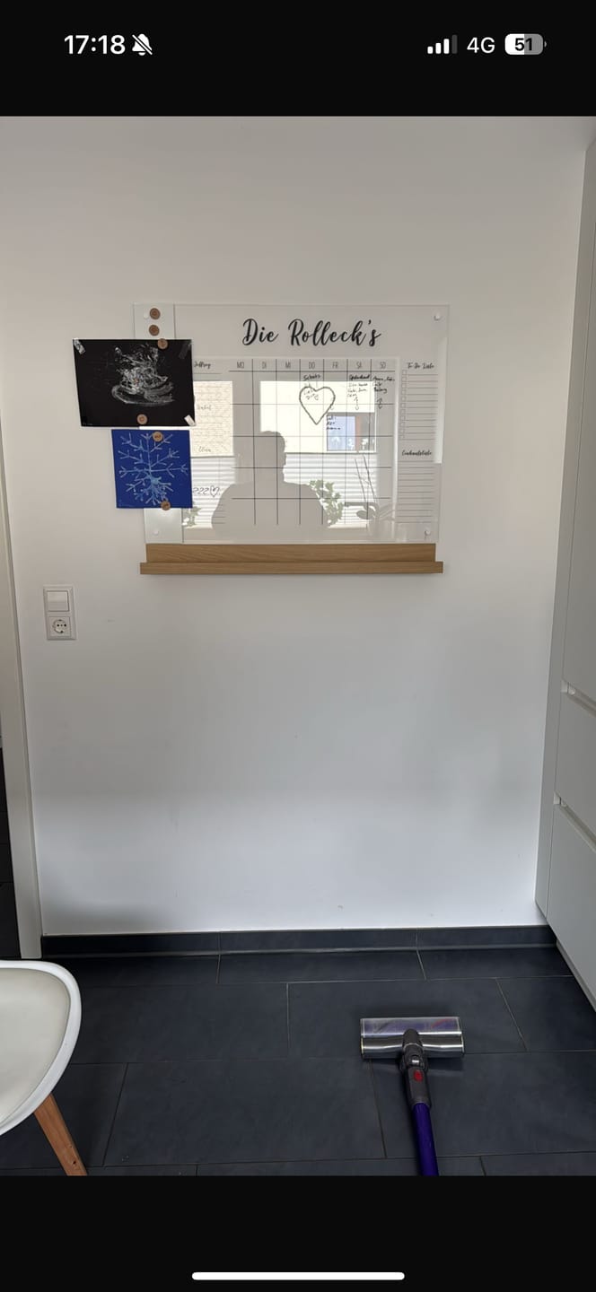 Customer photo review of Familienplaner für 4 Personen mit Magnetboard
