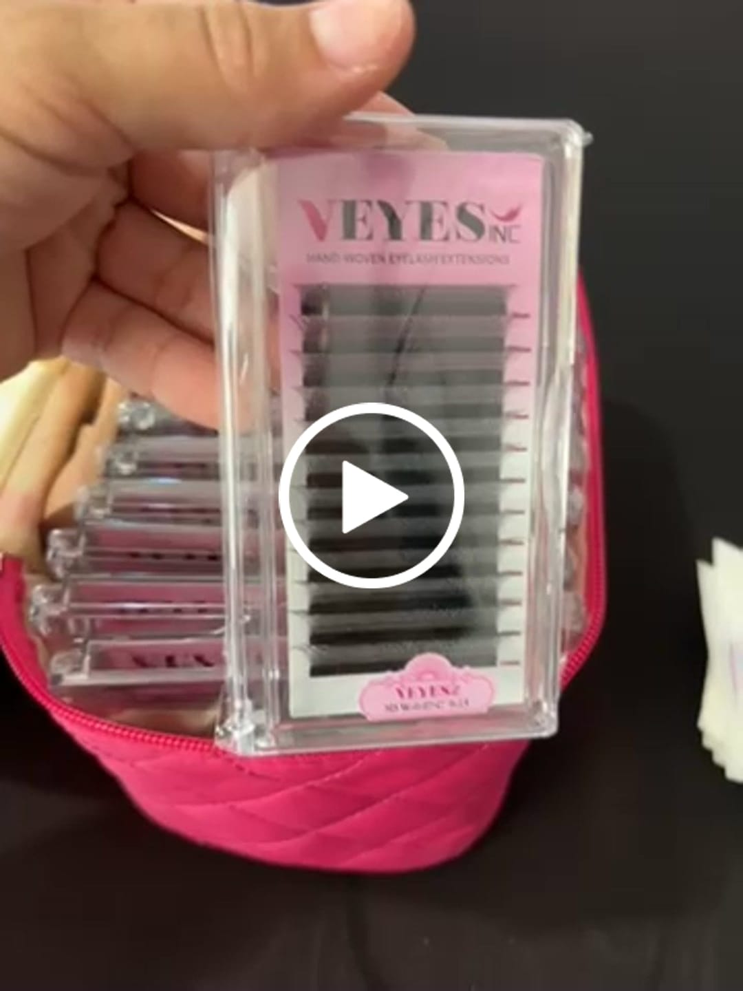 Customer video review of 5D W Lash Extension
