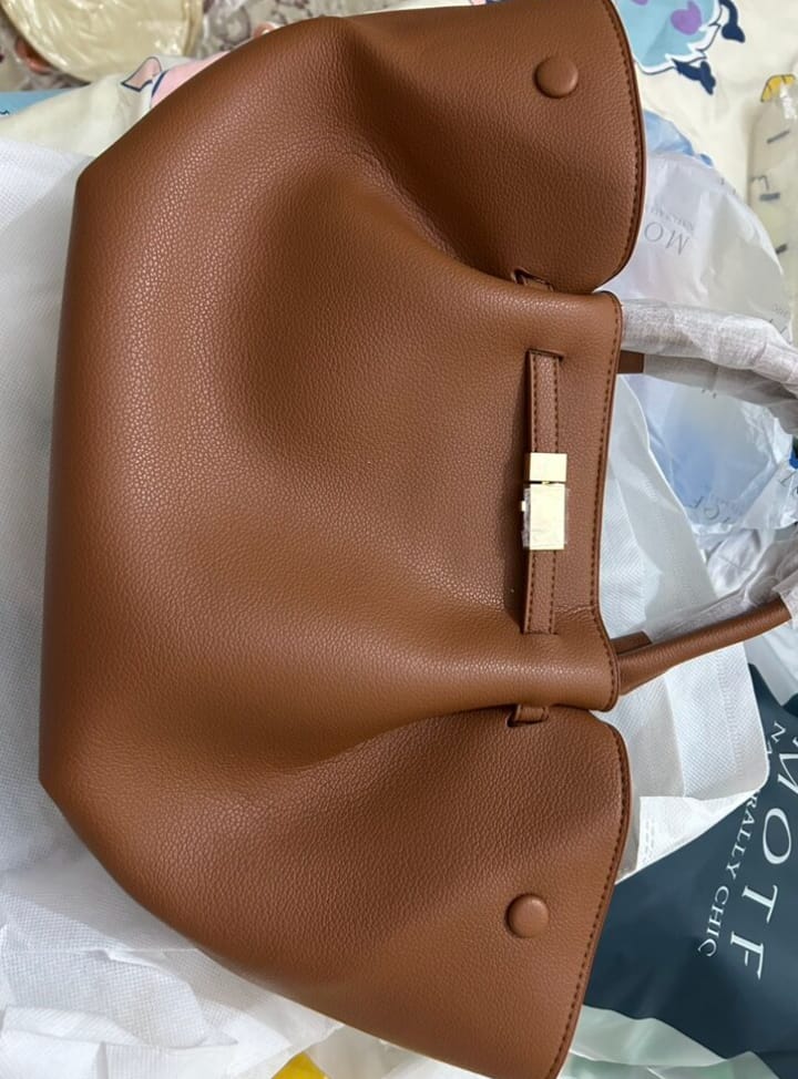 Customer photo review of Melanie Faux Leather Bag