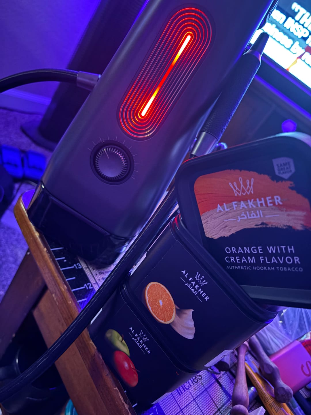 Customer photo review of ENSŌ ELECTRIC HOOKAH | Non-Nicotine Herbal Molasses, Sleek Modular Design, Smooth Draw Experience