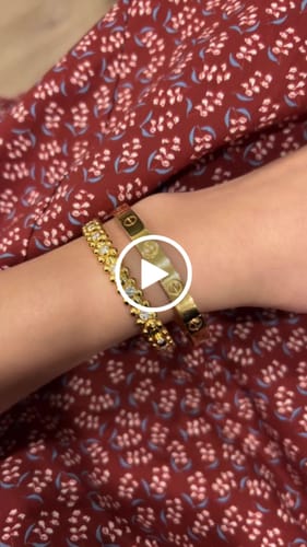 Customer video review of CERBERUS Bangle with Moissanites 14K Gold Vermeil