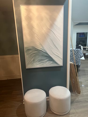 Customer review photo for Plaster Art Texture Painting #SG233