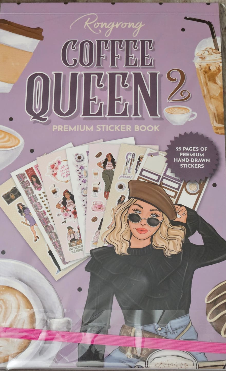 Customer photo review of Coffee Queen #2 Sticker Book