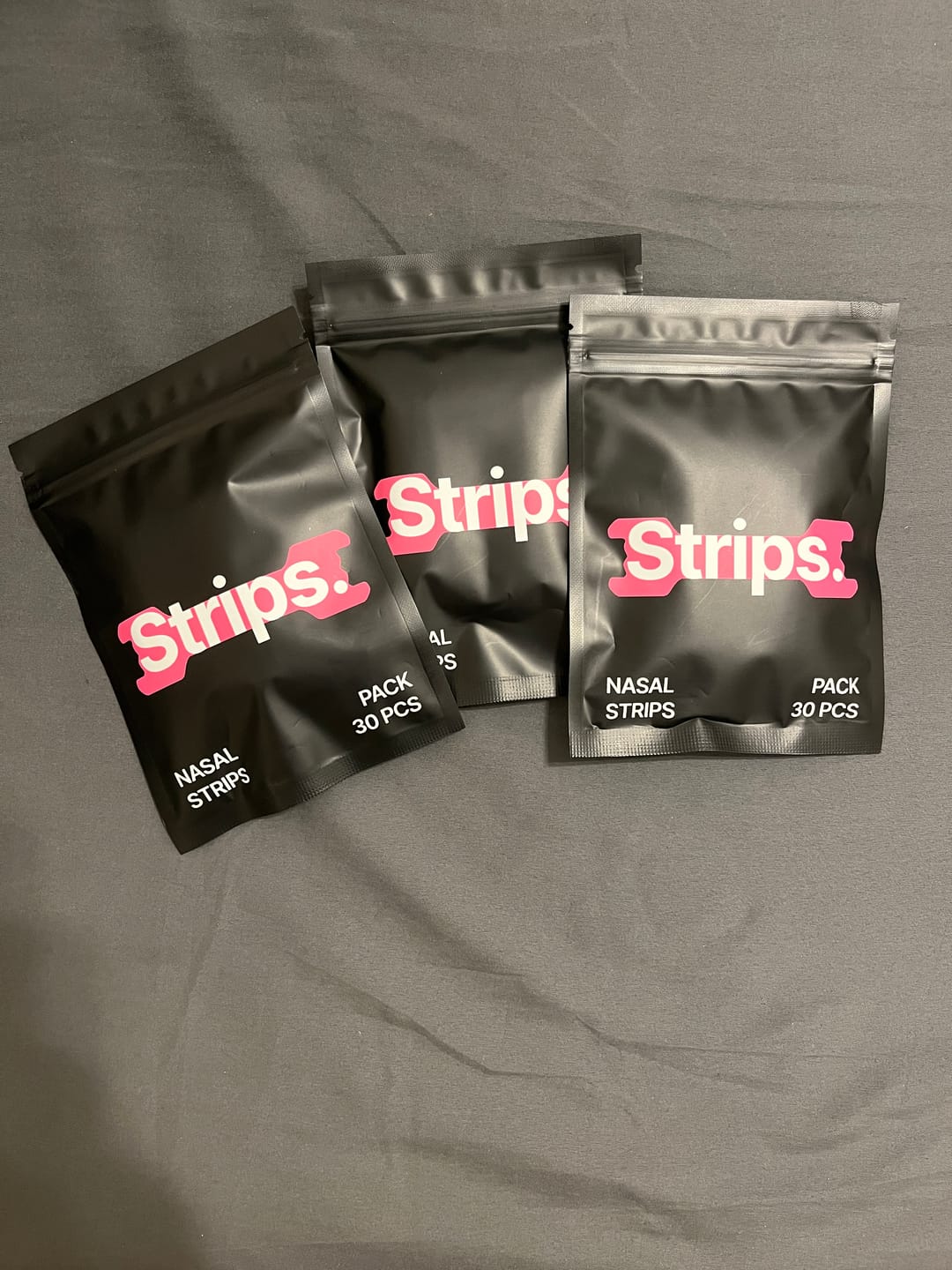 Customer photo review of Pink Nasal Strips