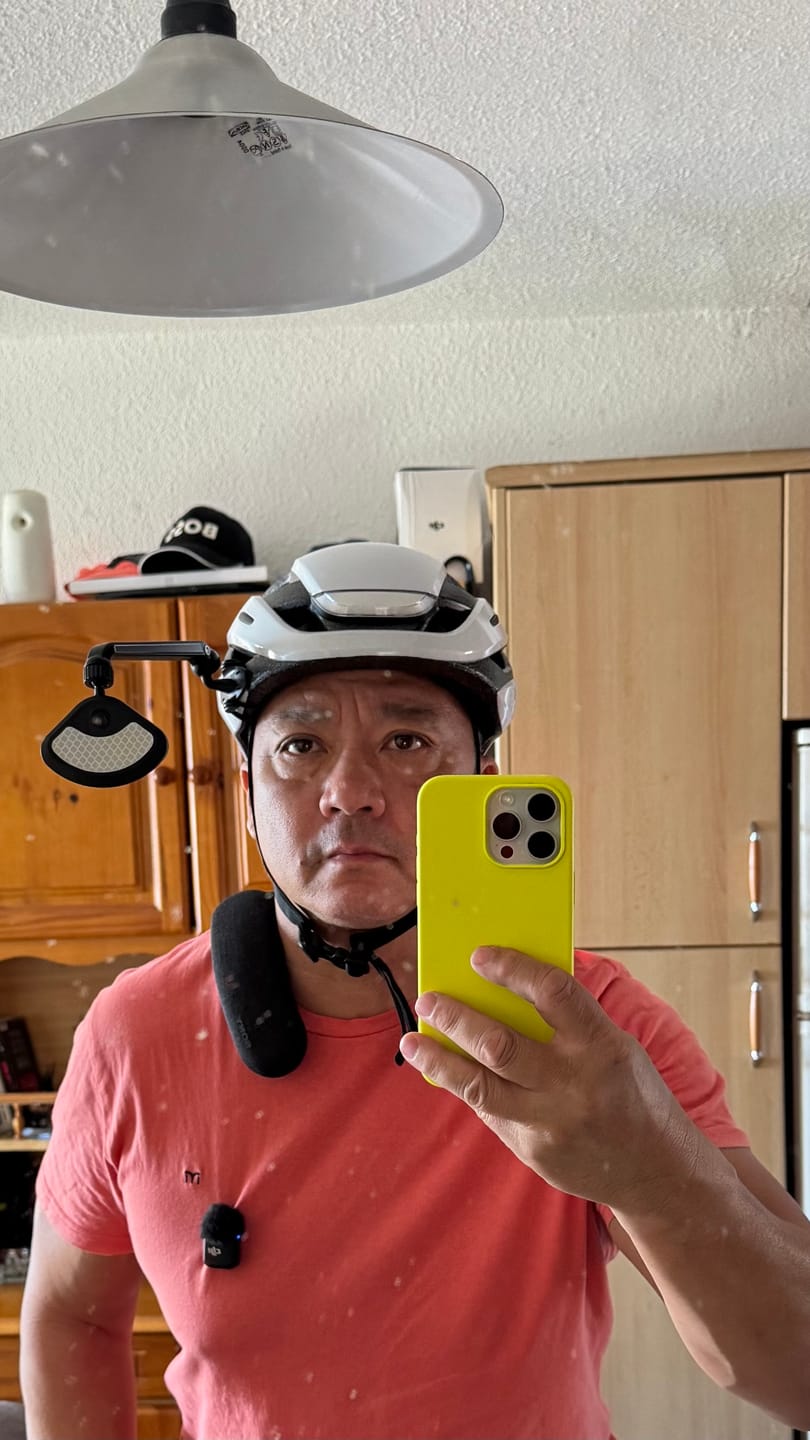 Customer photo review of Helmet Mirror