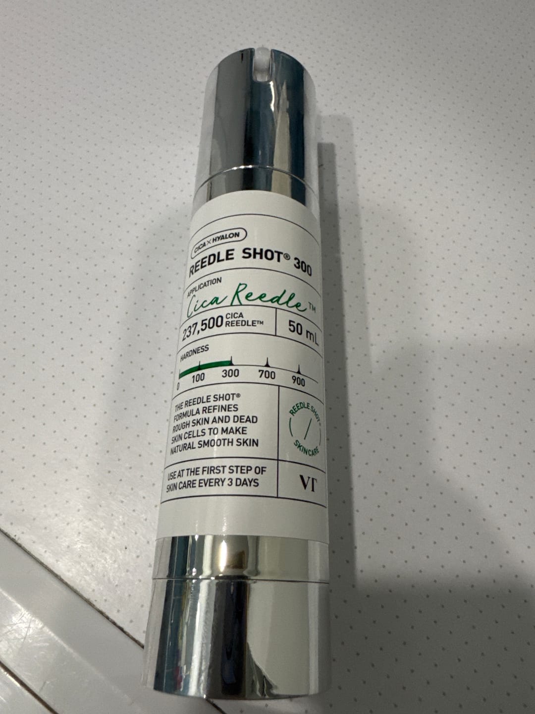 Customer photo review of Intensīvs serums-būsteris ar mikroadatām VT Cosmetics Reedle Shot 300