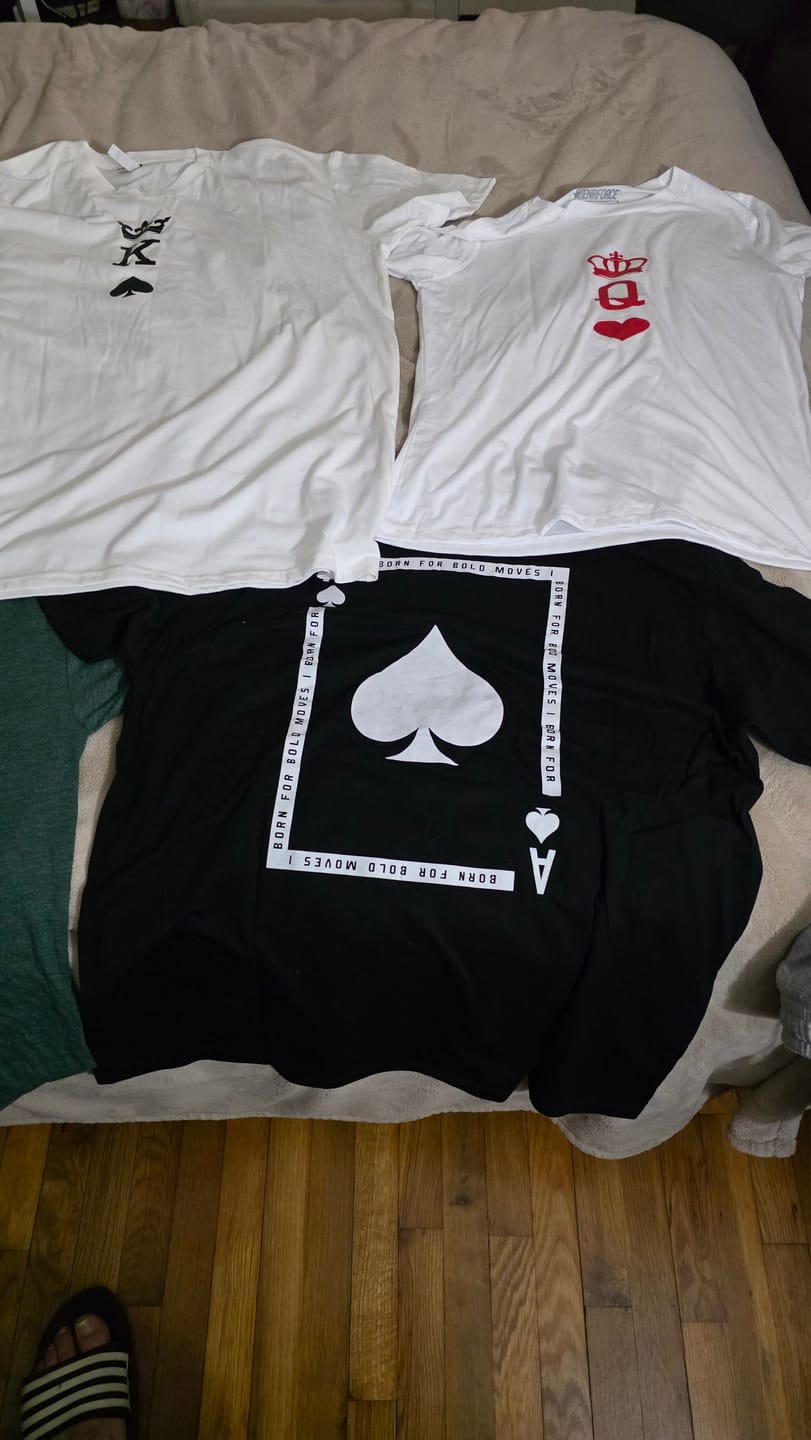 Customer photo review of Bold Moves Tee