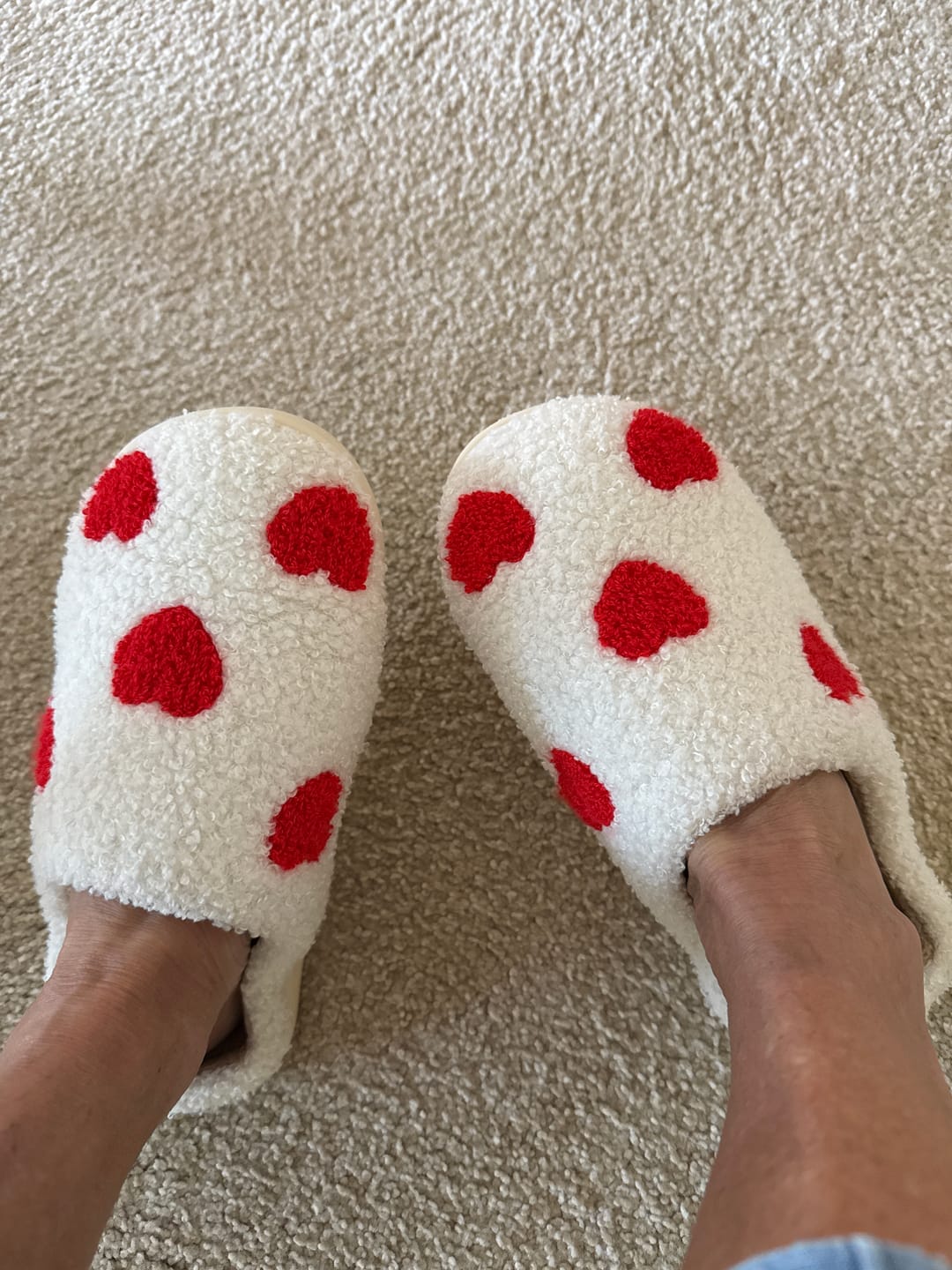 Customer photo review of Lover's Plush Slippers