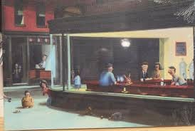 Customer photo review of Lebowski Nighthawks Canvas 18x12