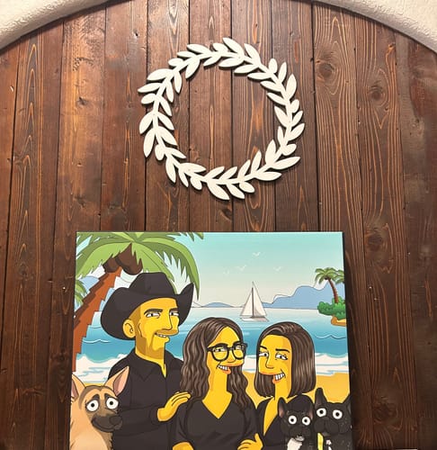 Customer photo review of Turn Me Yellow — Digital Portrait