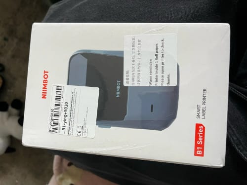 Customer photo review of B1 Inkless Thermal Label Printer, Create Professional Labels with Ease