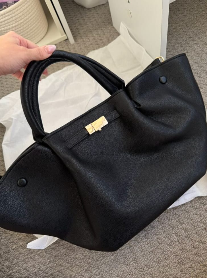 Customer photo review of Melanie Faux Leather Bag