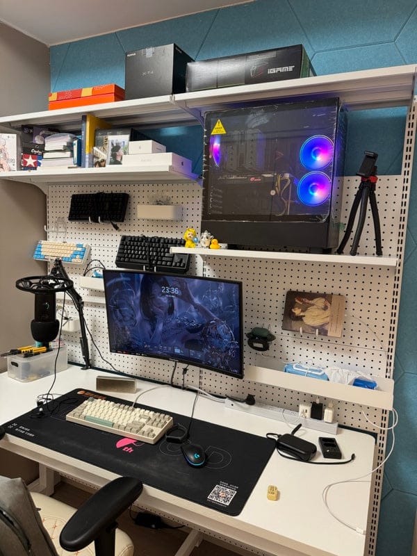 Customer photo review of Night Aegis KOKO PegBoard