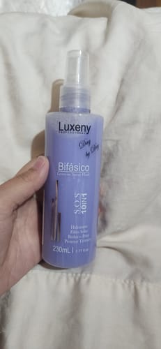 Reseña con foto de un cliente sobre Spray Bifásico 10 en 1 230 ml