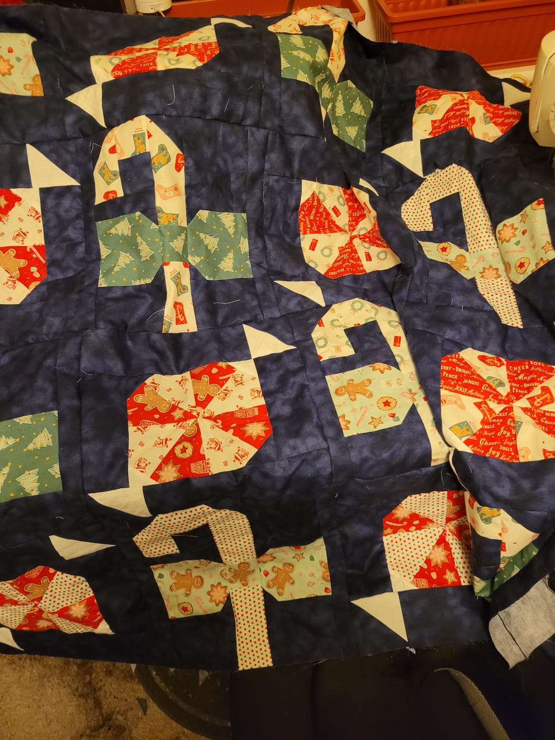 Customer photo review of Marble Craft Cotton Blender Fabric - John Louden