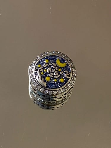 P. I. review of 925 Sterling Silver Starry Night Charm image 1 out of 1