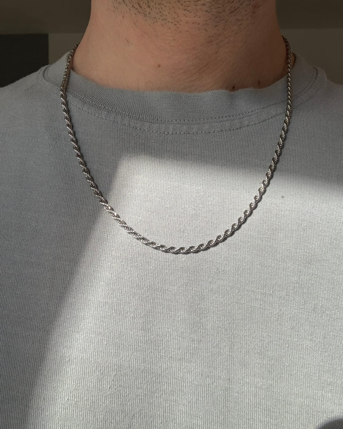 Customer photo review of Rope Kette - Silber