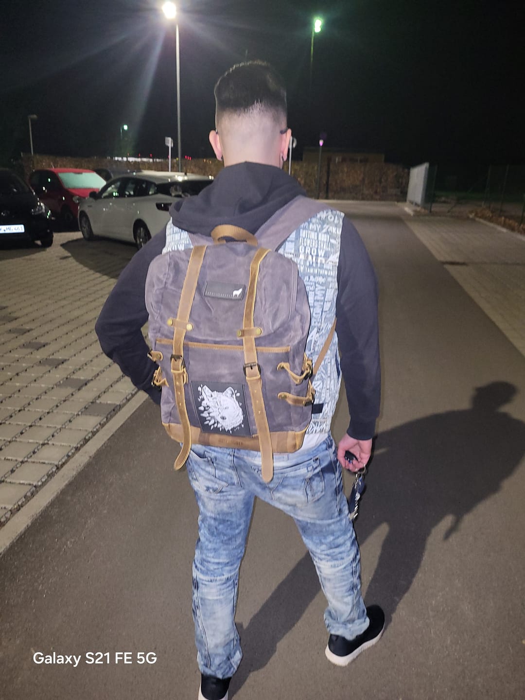 Customer photo review of Rucksack mit Patch (🌲)